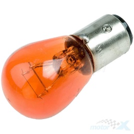 Лампа накал. PY21/5W 12V BAY15d ORANGE Маяк ULTRA двухконт. (в упак. 10 шт.) 81215OR