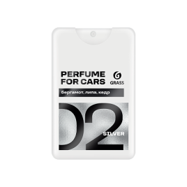 Ароматизатор спрей 02 "Air" Silver GRASS, 20 мл AC-0215 (бергамот, липа, кедр)