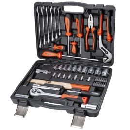 Набор инструмента "AV Steel"  56 предм. 1/4",1/2" профессион. AV-011056