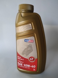 4Т  LUXЕ  JASO-MA-2  Super 10W40  п/синт.  1л.  масло мотор