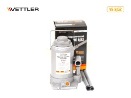 Домкрат гидравлич 32т бутылочный (подъем 255x415) VETTLER 20141