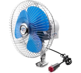 Вентилятор 8" вращающийся на кронштейне 12 V AV-28120
