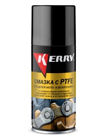 СМАЗКА для цепей мото- и велотехнике с PTFE АЭРОЗОЛЬ KR-936-2  210мл
