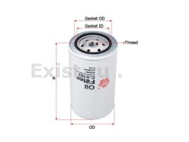 ФИЛЬТР МАСЛ. SAKURA C-5102