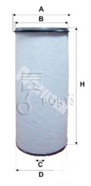 ФИЛЬТР ВОЗД. MFILTER A800/1  вставка H461 D211