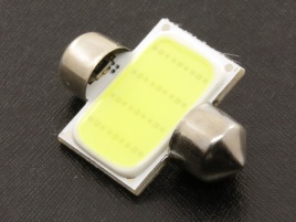 Лампа светодиод. T11 12V Lumen Alfa FT-COB12 31mm (в упак. 10шт) MLD-12VC5W-1157 