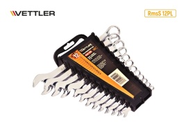 Набор ключей комбинированных 12 предм. 6-22мм VETTLER пласт. держ. 18200