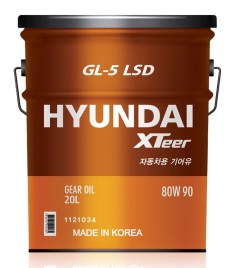 80W90 Hyundai XTeer Gear Oil-5 LSD 20L  API GL-5 трансмиссион.масло универсальное