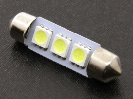 Лампа светодиод. T11 12V Lumen Alfa FT-5050-3SMD 39mm (в упак. 10шт) MLD-12VC5W-1148 
