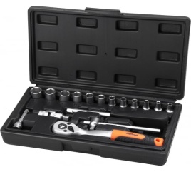 Набор инструмента "AV Steel"  17 предм. 1/4" профессион. AV-011017