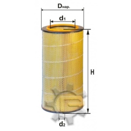 ФИЛЬТР ВОЗД. ДИФА 4342МК МАЗ H-60 см (8421-1109080-03) (МЗКТ поставляется на конвейер)