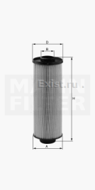 ФИЛЬТР ТОПЛ. MANN PU 855 X