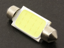 Лампа светодиод. T11 12V Lumen Alfa FT-COB12 39mm (в упак. 10шт) MLD-12VC5W-1159 