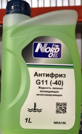 NORD антифриз ЗЕЛНЫЙ G11 1 Л (-40)