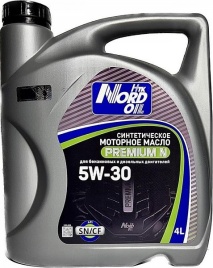 5W30 NORD OIL Premium N SN/CF масло моторное, 4 л