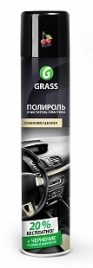 Полироль-очиститель пластика Dashboard Cleaner  ВИШНЯ глянц. GRASS  750 мл. аэр. 120107-2