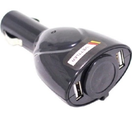 Разветвитель прикуривателя 1 гнездо+2 порта ( беспроводной)USB (SZU-3) VETTLER 17962
