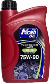 75W90 NORD OIL  GL-5 масло трансмиссионное, п\с    1 л
