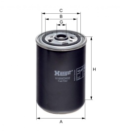 ФИЛЬТР ТОПЛ. Hengst H18WDK02 (WK 940/20)