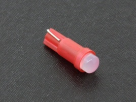 Лампа светодиод.  T5 12V Lumen Drop T5-COB-1W (Red) (семечки) (в упак. 10шт) MLD-12VT5-1083 