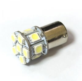Лампа светодиод. T15 24V Lumen Quantum 13SMD 24V (P21W,BA15s, одноконт.) (в уп.5шт) MLD-24VS25-1695