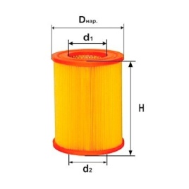 ФИЛЬТР ВОЗД. ДИФА 4231 GB-77 ГАЗЕЛЬ, Соболь (дв. ЗМЗ -40522.10, Сhrysler) Евро-3   
