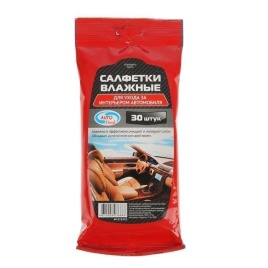 Салфетки влаж. 30 шт. для интерьера  AV-018302  "AUTOVIRAZH"