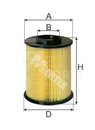 ФИЛЬТР ВОЗД. MFILTER A845