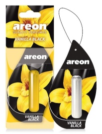 Ароматизатор  AREON гель "LIQUID" 5мл Черная ваниль NEW