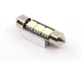 Лампа светодиод. T11 12V Lumen Alfa FT-5050-3SMD 39mm AlumCanbus (в упак. 10шт) MLD-12VC5W-1162