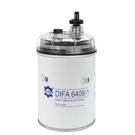ФИЛЬТР ТОПЛ. ДИФА 6409/1 с колбой (аналог WK 1060/5 x, R90T, FS19551)