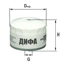 ФИЛЬТР МАСЛ. ДИФА 5002 2108-1012005-08 (VAZ) низкий 