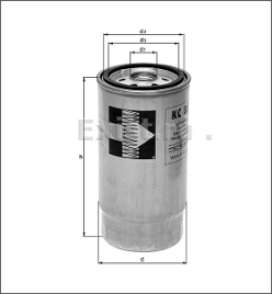 ФИЛЬТР ТОПЛ. KNECHT KC 5