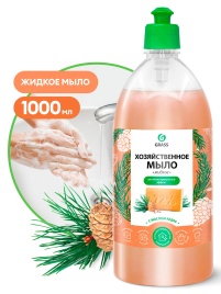 Мыло жидкое хозяйственное с маслом кедра GRASS 1000 мл 125549