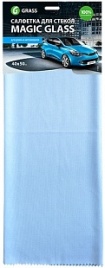 Салфетка из микрофибры для стекол  Magic Glass  GRASS 40*50см   IT-0308