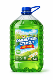 Омыватель стекол ЛЕТНИЙ 4,3л зеленый