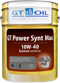 10W40 GT POWER SYNT MAX,  API CI-4, 20 Л  масло моторное 