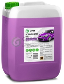 Автошампунь Active Foam GEL+ GraSS 800028 для б/к мойки концентр. ( 24 кг)