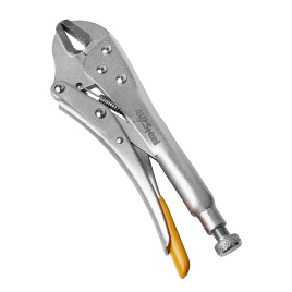 Захват с фиксатором с полукруглыми губками 10" "AV Steel" AV-629010 (250мм)