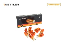 Лампа накал. WY5W 12V 5W W2.1x9.5d VETTLER HD ORANGE  безцок. (в уп.10шт.) 19284