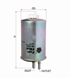 ФИЛЬТР ТОПЛ. SAKURA FS4301