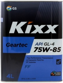 75w85 KIXX Geartec FF (Geartec HD) SAE GL-4 масло трансмиссионное 4Л