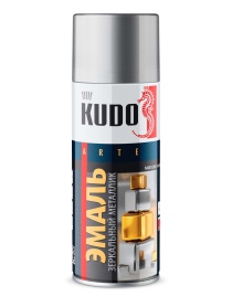 ЭМАЛЬ металик ХРОМ зеркальный KUDO KU-1033 520 мл
