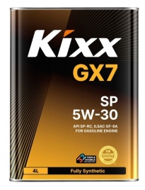 5w30  KIXX GX7 SP синт. моторное масло 4 Л мет (бывший 5w30  KIXX G1 SP  СИНТ. моторное масло 4 Л)