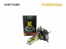 Лампа галоген. H4 12V 60/55W VETTLER HD всепогодная "4 сезона" 17980
