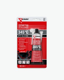 ГЕРМЕТИК ПРОКЛАДОК KERRY ВЫСОКОТЕМПЕР 82 г(КРАСНЫЙ) RTV SILICONE KR-145-1