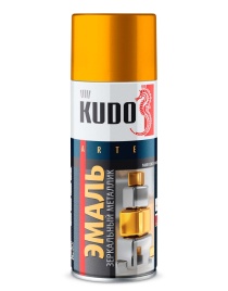 ЭМАЛЬ металик ЗОЛОТО зеркальное KUDO KU-1034 520 мл