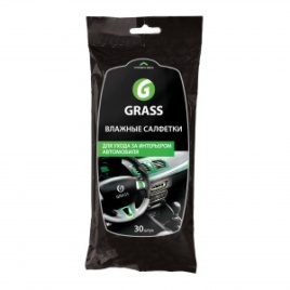 Салфетки влаж. 30 шт. для интерьера GRASS IT-0311