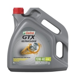 10W40 CASTROL GTX ULTRACLEAN A3/B4    4Л масло моторное ЕС