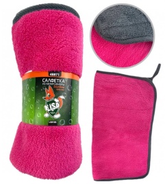 Салфетка из микрофибры "Li-Sa" суперплотная  (32x43) плотность 600г/м2  48871